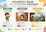 draw children story book illustration and cover for KDP